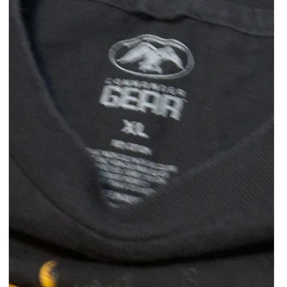 Rare Duck Commander Black T Shirt Fire Graphic Print Large Men's - Picture 2 of 2